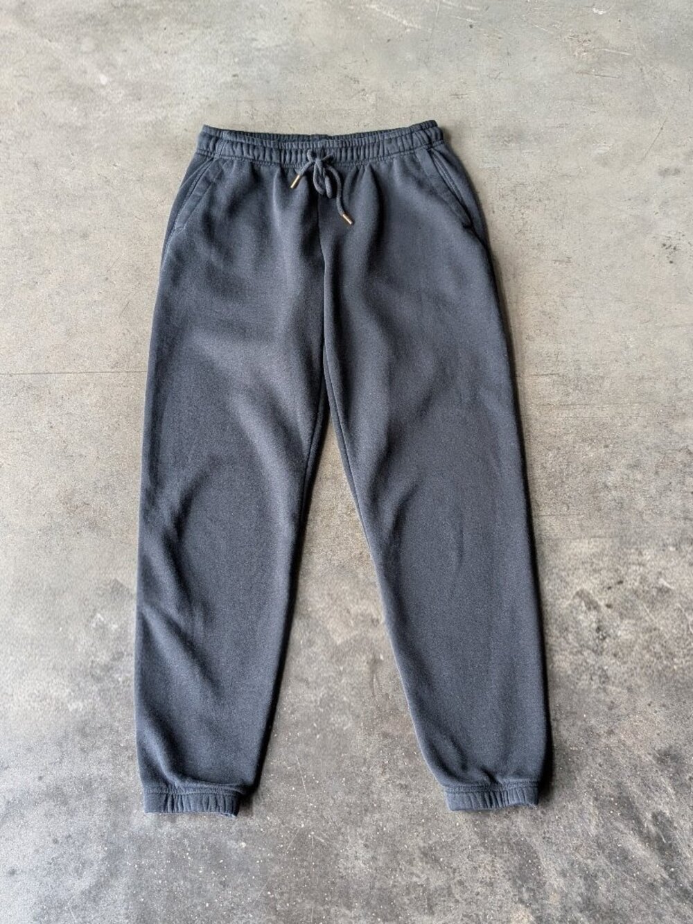 Jolyn Corey Fleece Sweatpants Joggers in Black small